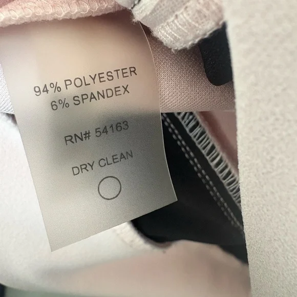 Tommy Hilfiger Black and Light Pink Sleeveless Colorblock Midi Dress - Picture 8 of 9